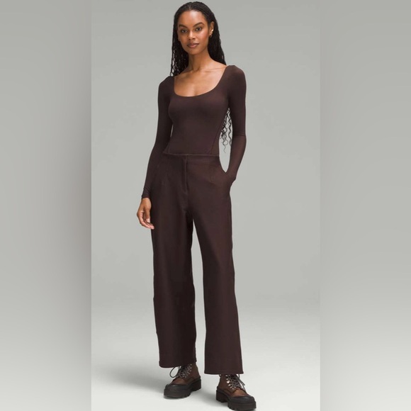 NWT Lululemon Wundermost Ultra Soft Nulu Square Neckline Long Sleeve Bodysuit XL - Picture 2 of 14